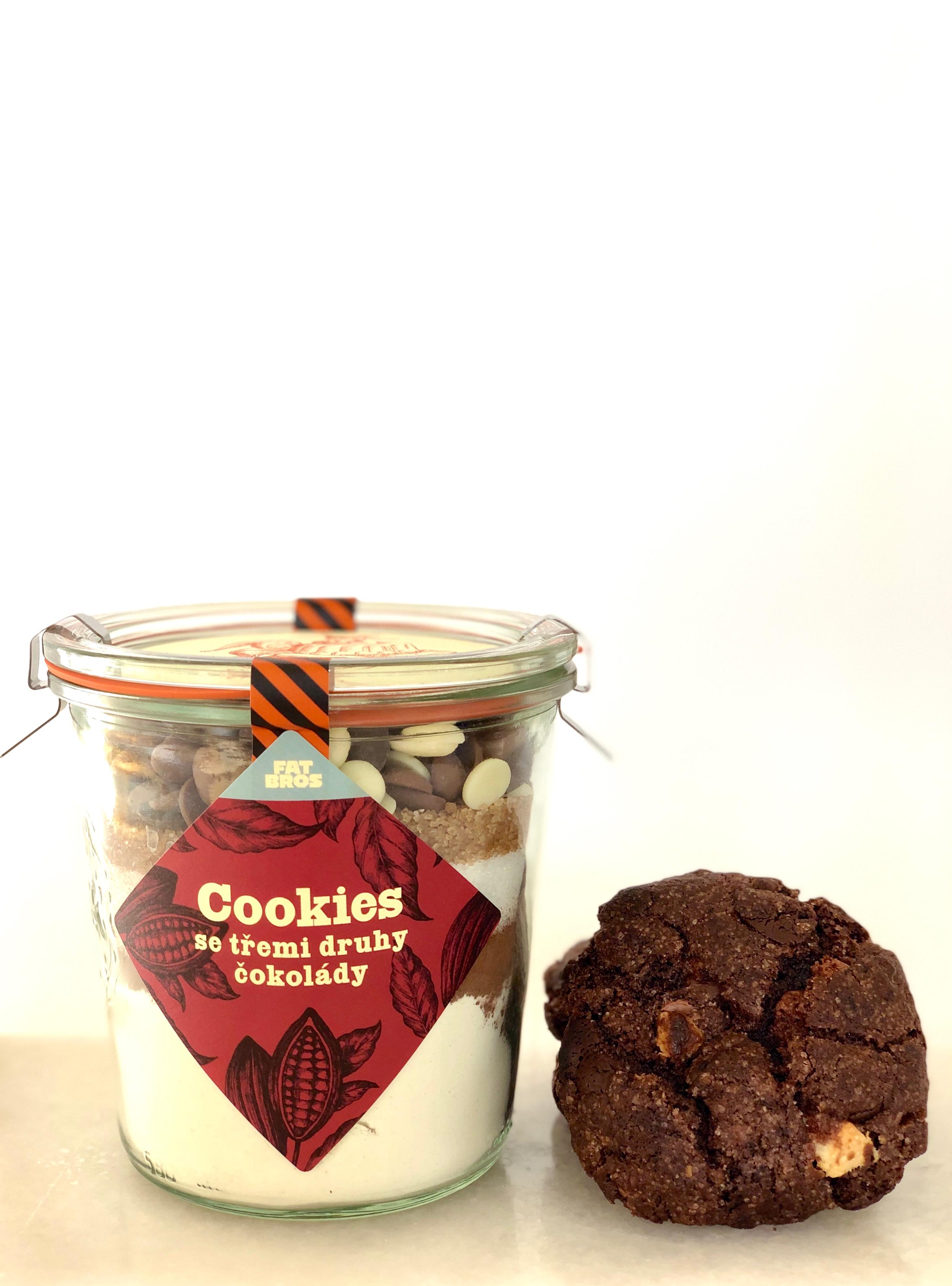 FTB Směsi na pečení - Cookies se třemi druhy čokolády 400g (EOL)