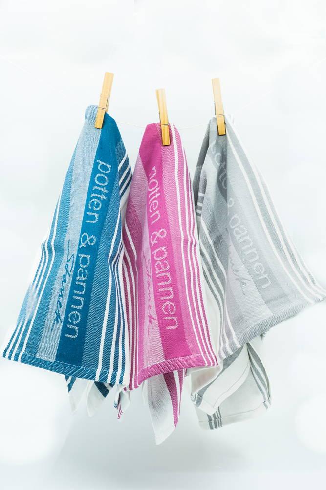 HUMATEX KIFD Utěrky P&P bavlněné barevné set 3 (EOL)