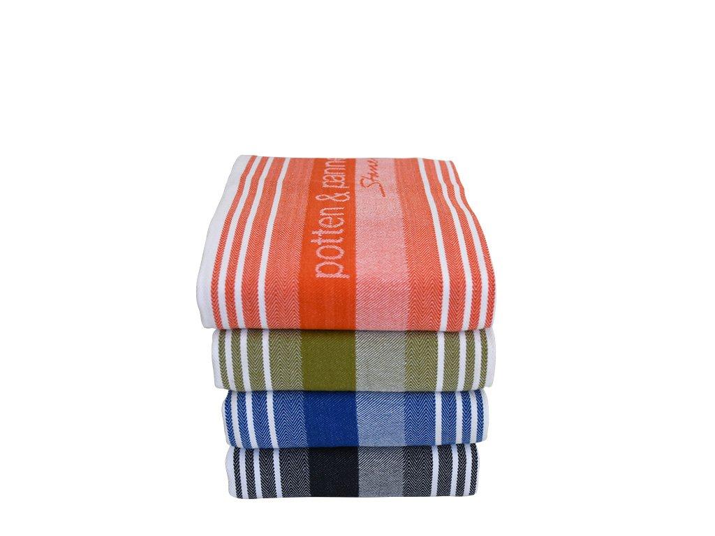 HUMATEX KIFD Utěrky P&P bavlněné barevné set 4 (EOL)