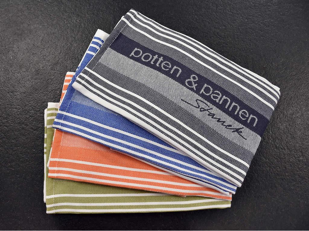 HUMATEX KIFD Utěrky P&P bavlněné barevné set 4 (EOL)