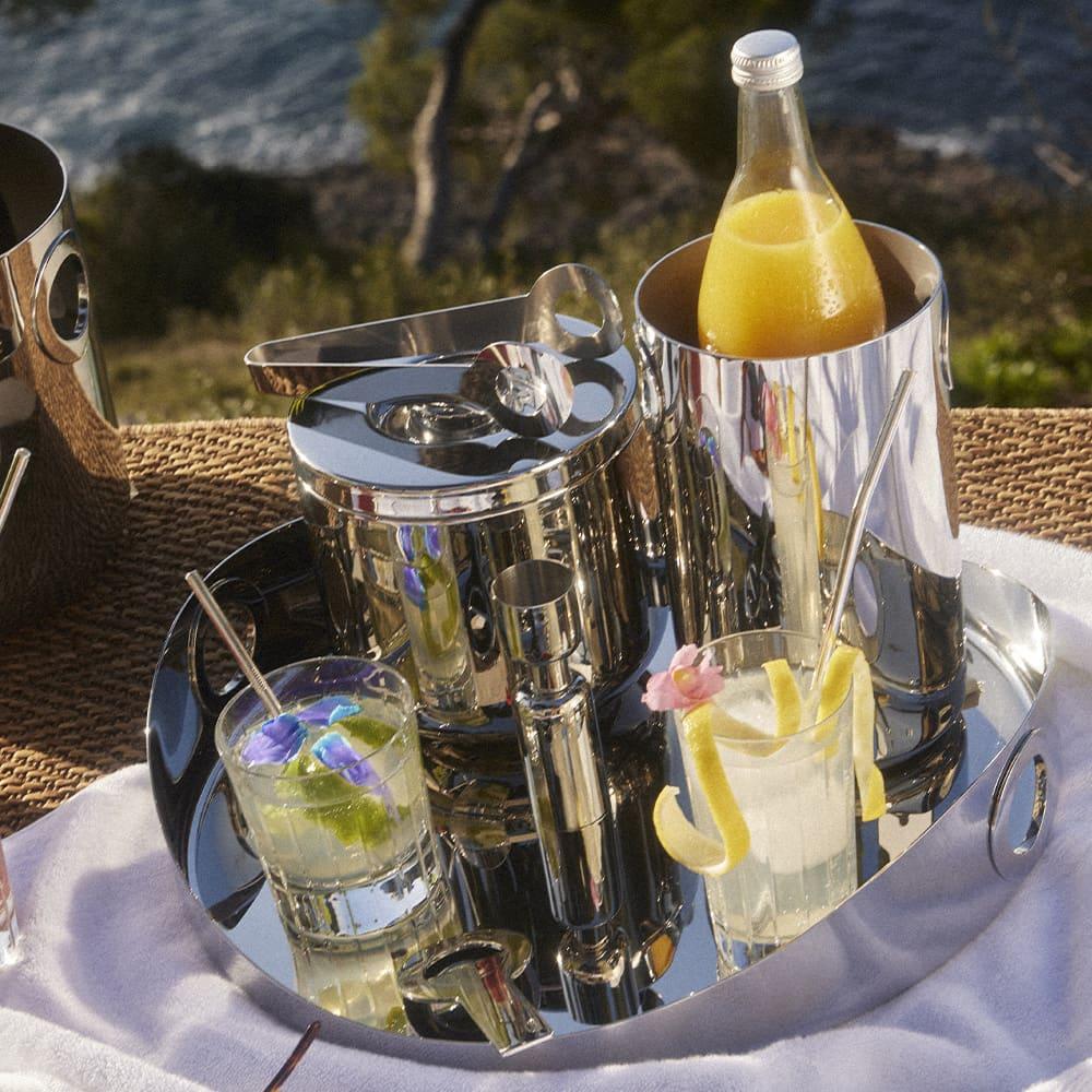 Nerezová nádoba na chlazení vína, Oh de Christofle