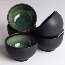 Jars Tourron Mísa L zeleno-černá 14,5 cm / 8,5 cm / 60cl