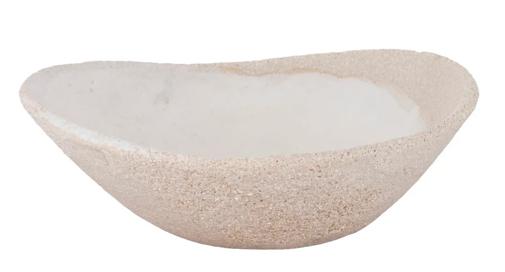 Wabi mísa, 17 cm x 20 cm, bílá