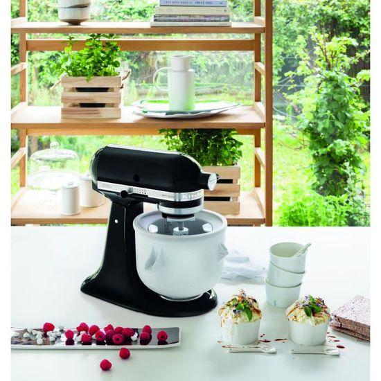 KitchenAid Artisan Robot 125 s přísl. na přípravu zmrzliny (5KSMEOB+5KICA0WH)  (EOL)