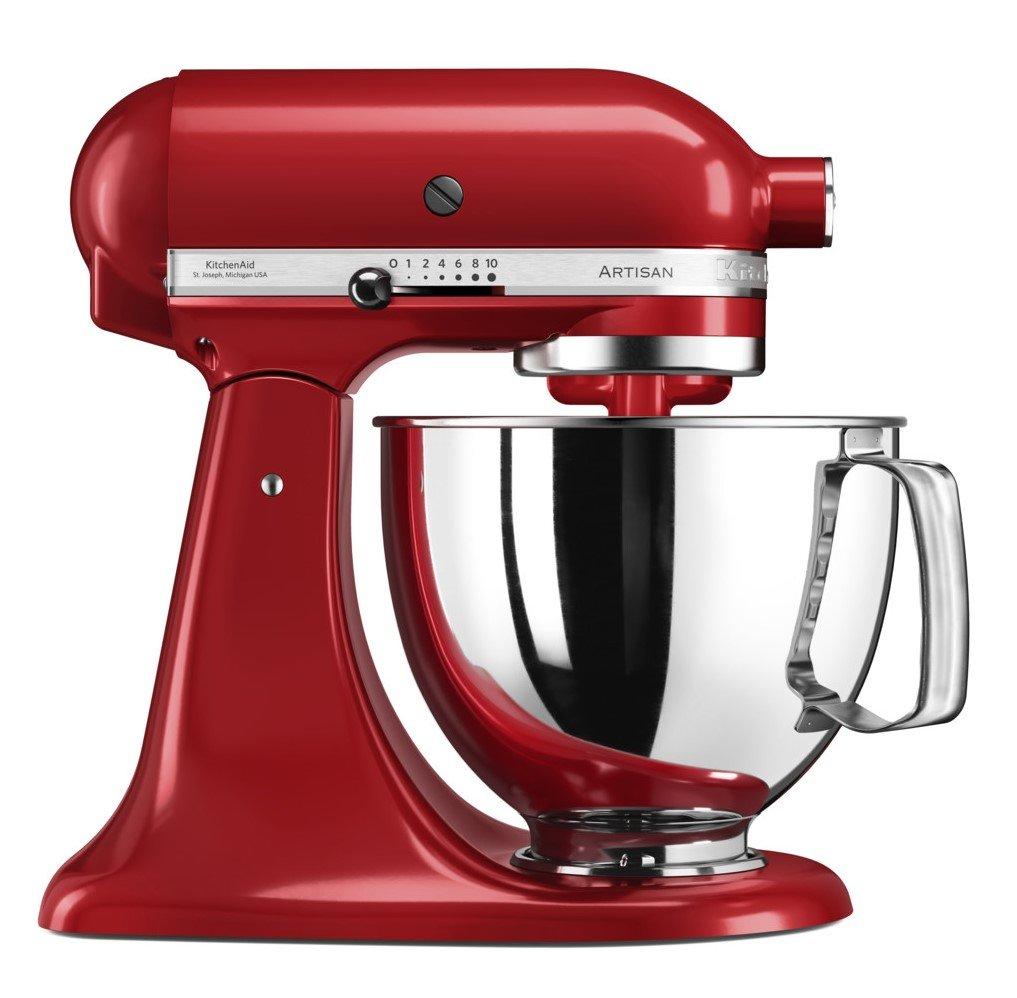 KitchenAid Artisan Robot 125 s příslušenstvím královská červená (5KSM125EER+5KSMFGA+KCCA)  (EOL)