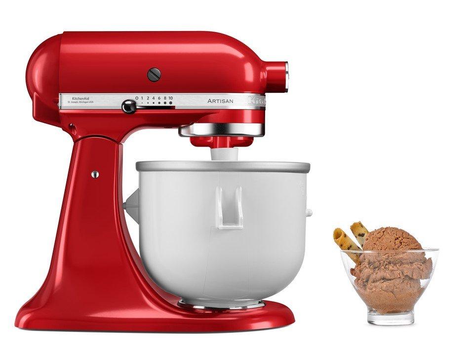 KitchenAid Artisan Robot model 125 s přísl. na přípravu zmrzliny (5KSM125EER+5KICA0WH)  (EOL)