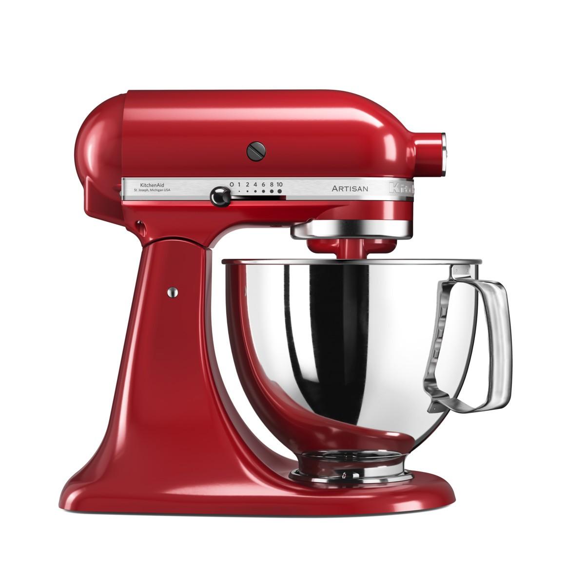 KitchenAid Artisan Robot model 125 s přísl. na přípravu zmrzliny (5KSM125EER+5KICA0WH)  (EOL)