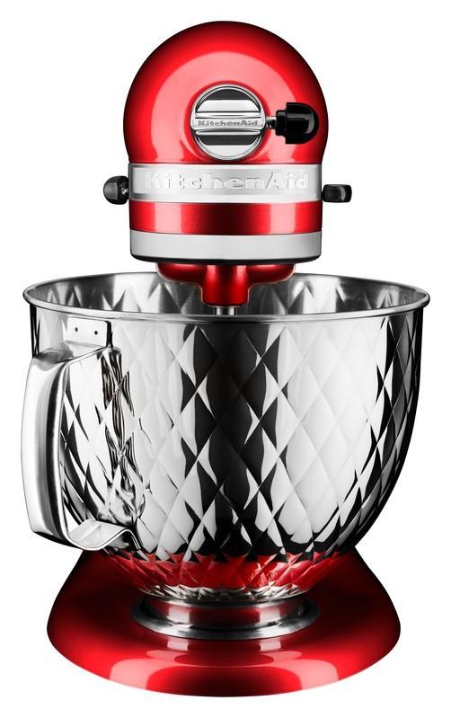 KitchenAid Artisan Robot model 156 červená metaliza s prošívanou mísou  (EOL)