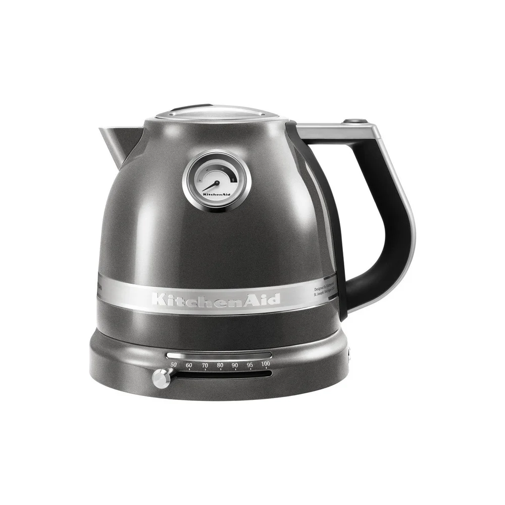 Retro rychlovarná konvice Artisan 5KEK1522, 1,5 l, stříbřitě šedá