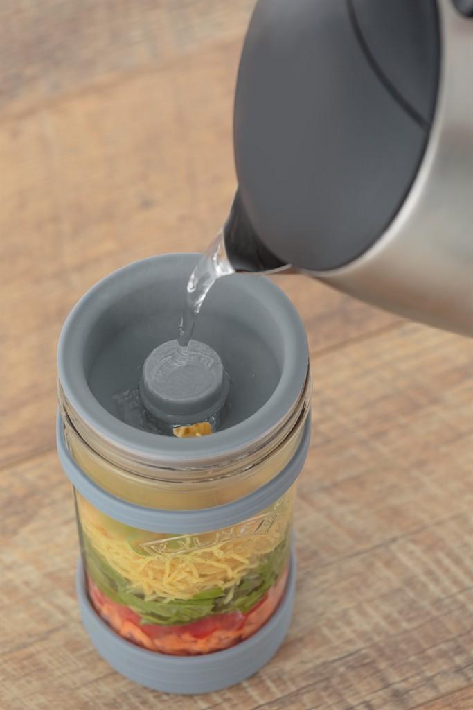 KILNER All in 1 Set na jídlo sebou s vidličkou 0,5l (EOL)