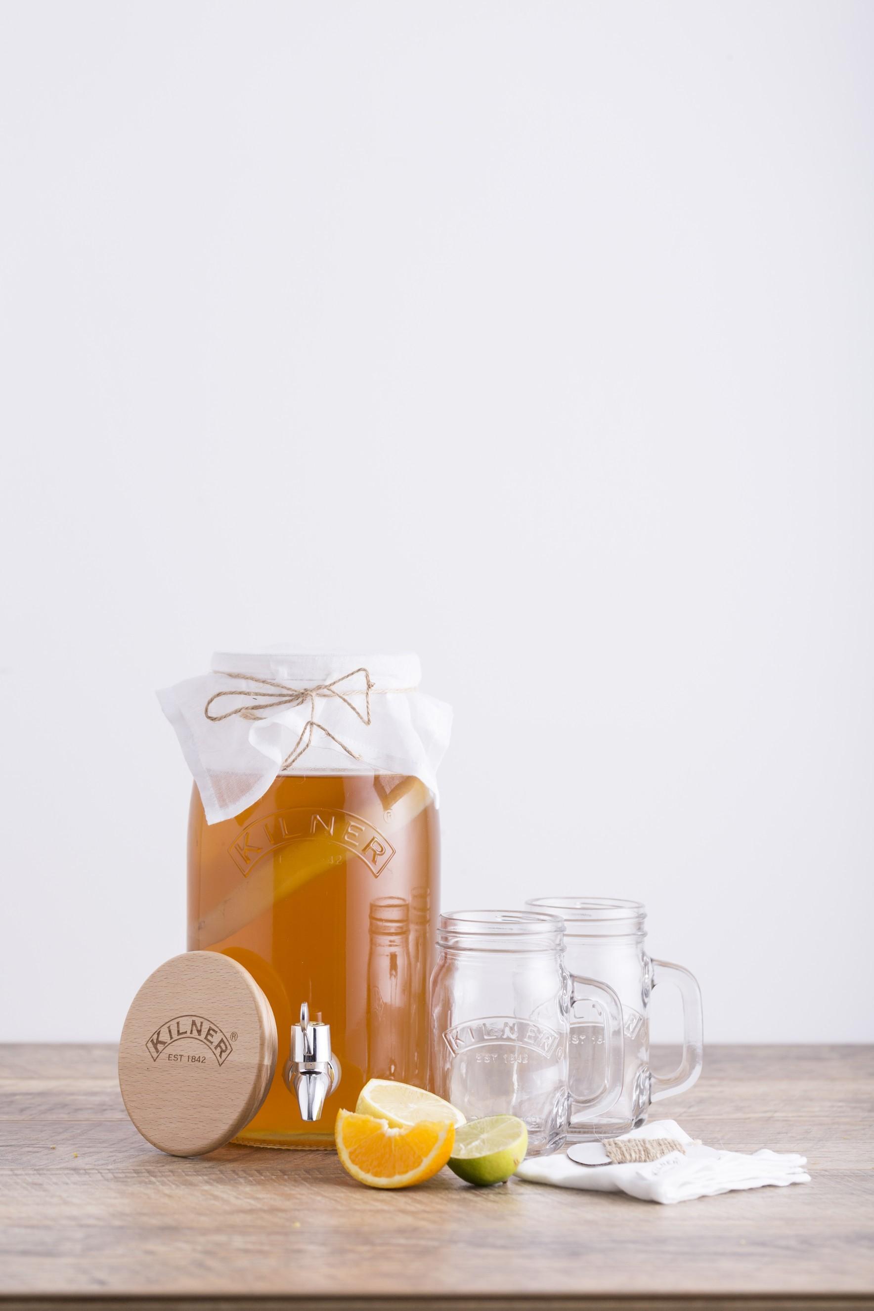 KILNER Kombucha set nápojový automat s příslušenstvím 7ks (EOL)
