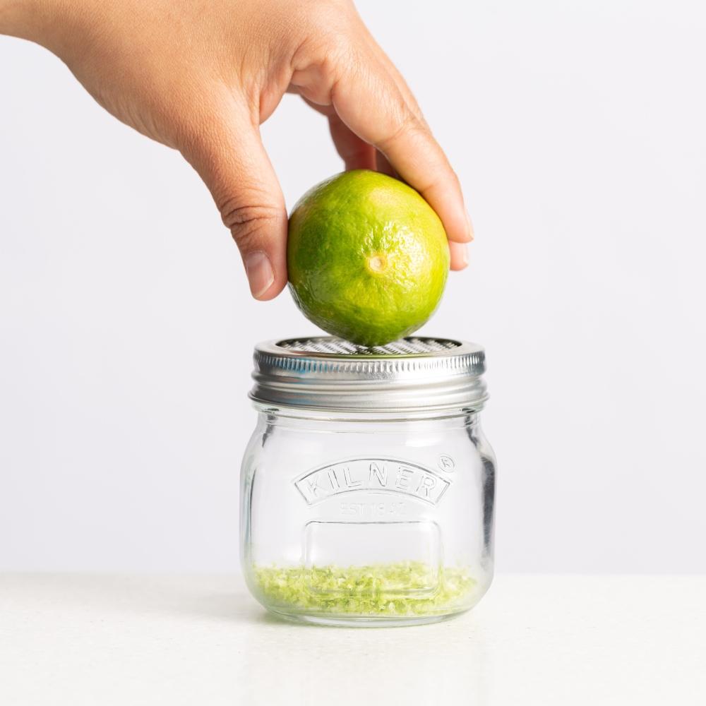 Struhadlo na citrusy, zázvor a sýr se skleněným zásobníkem, 0.25l