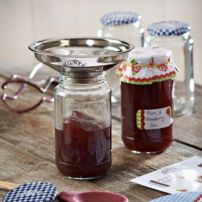 Nerezový trychtýř na džem