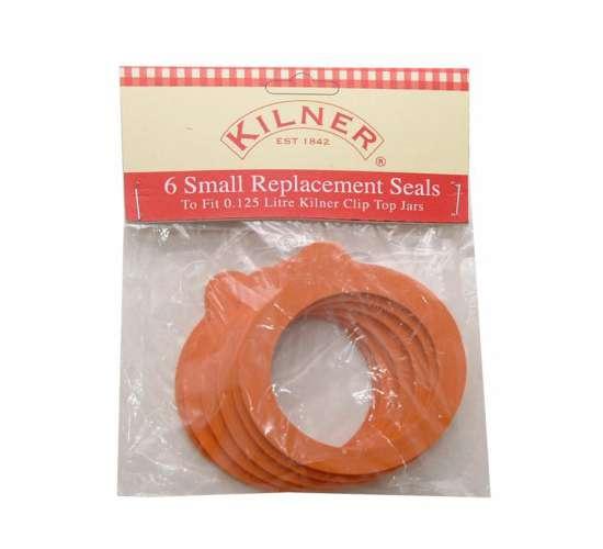 KILNER set gumových těsnění na  zavařovací sklenice 0,125l 6ks