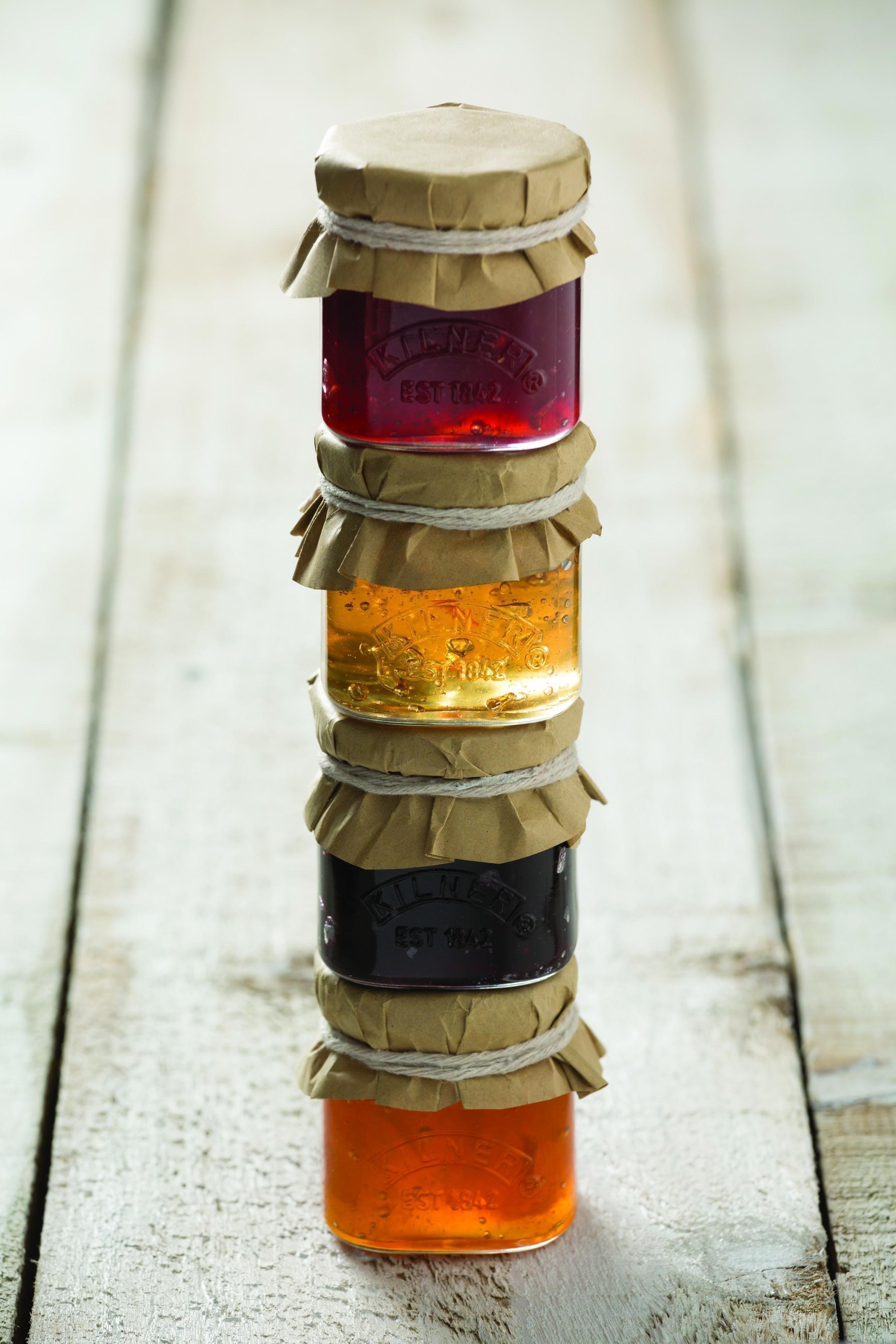 KILNER set zavařovacích sklenic hranatých s víčkem 4x 0,55l (EOL)