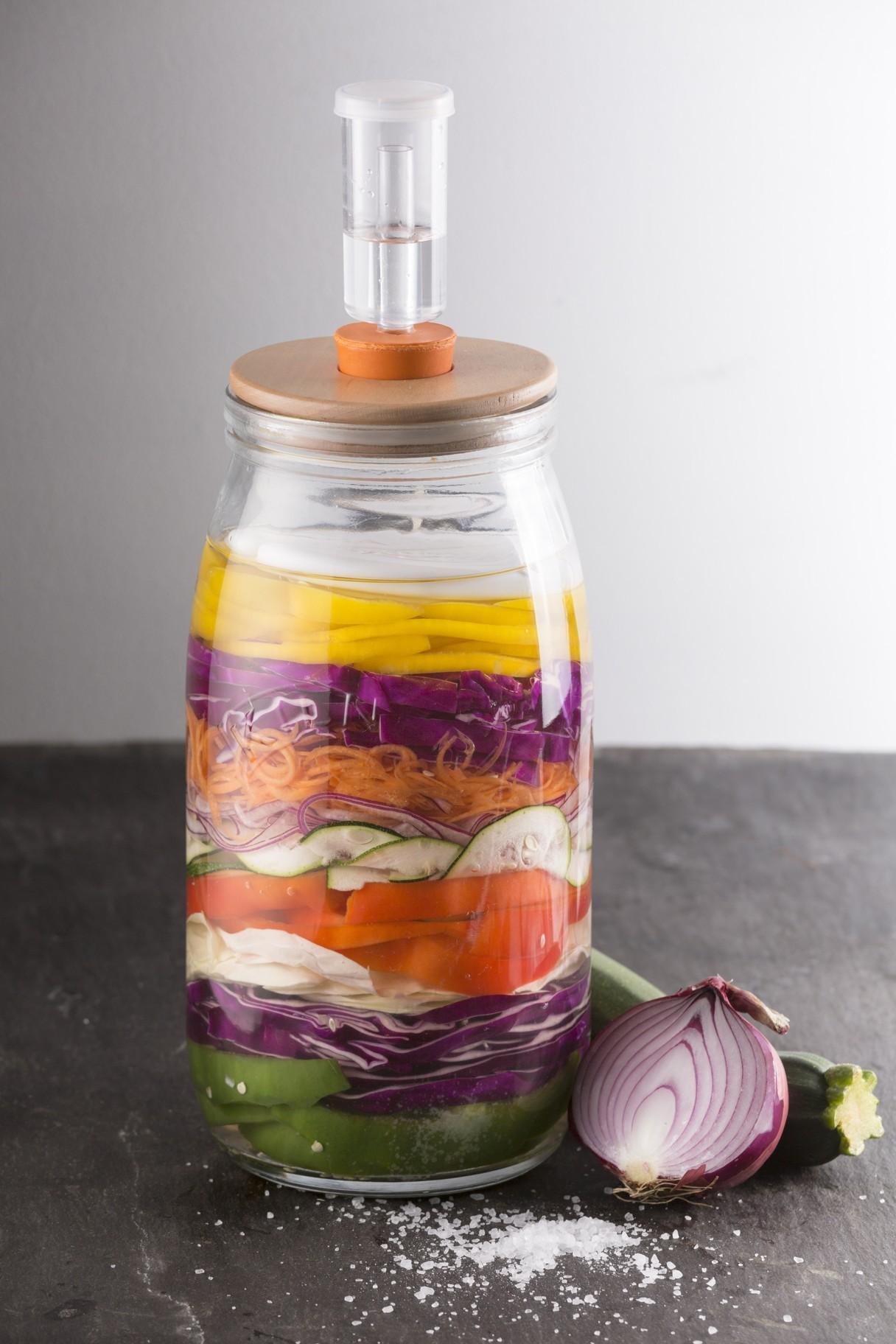 KILNER Silikonové fermentační víčko + Air lock (EOL)