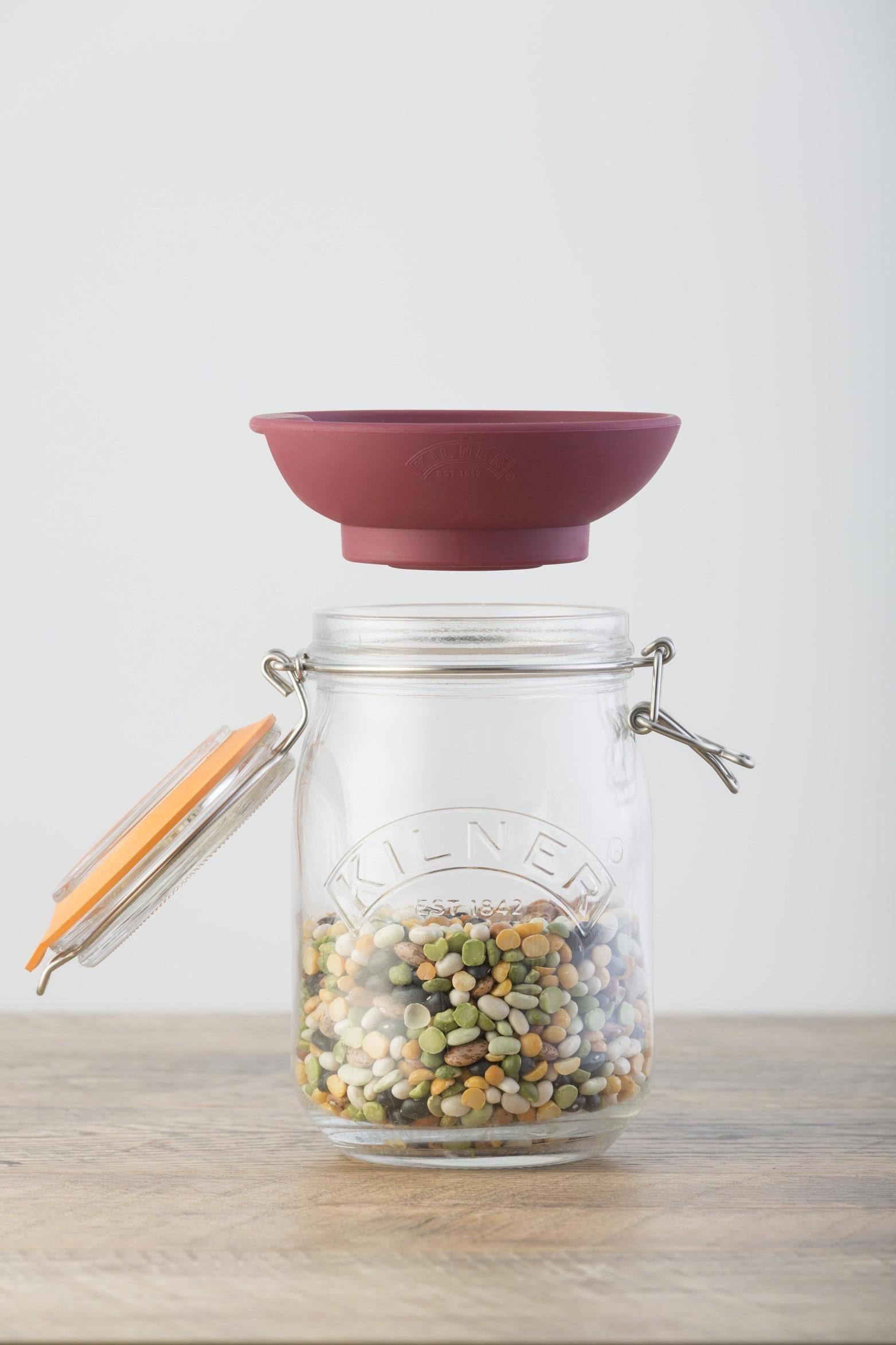 KILNER silikonový trychtýř na džem 18,5x15x6,5 cm (EOL)