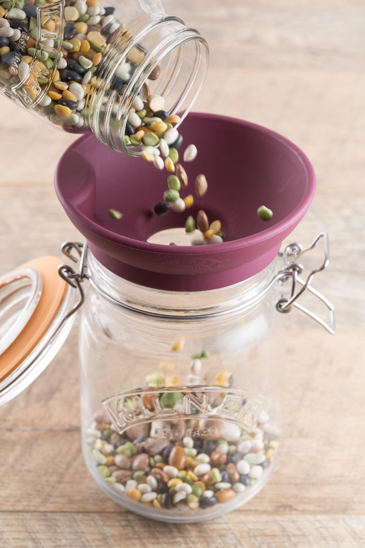 KILNER silikonový trychtýř na džem 18,5x15x6,5 cm (EOL)