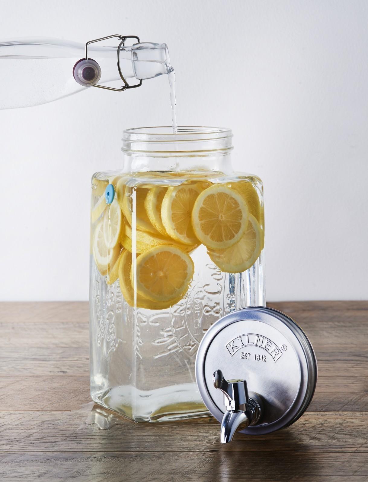 KILNER skleněný nápojový automat s kohoutkem do lednice 3l (EOL)