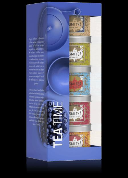 KUSMI TEA Afternoon Teas dárkový set sypaných čajů 5x25g  (EOL)
