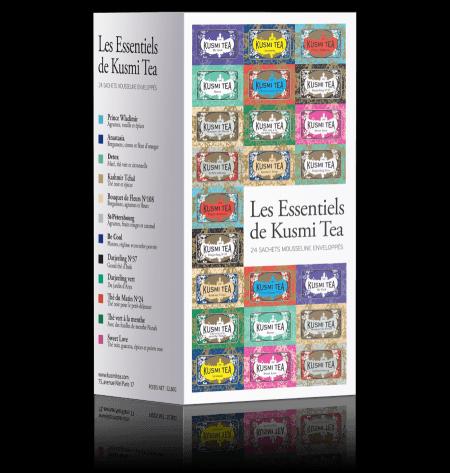 KUSMI TEA N Essentials 24 mušelínových sáčků 53g 