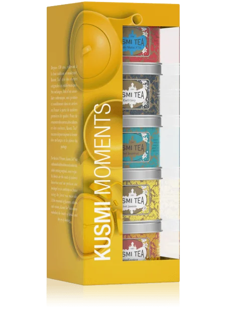 KUSMI TEA Moment dárkový set sypaných čajů 5x25g  (EOL)