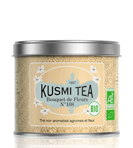Sypaný černý čaj Bouquet of Flower N°108 Bio, kovová dóza 100 g