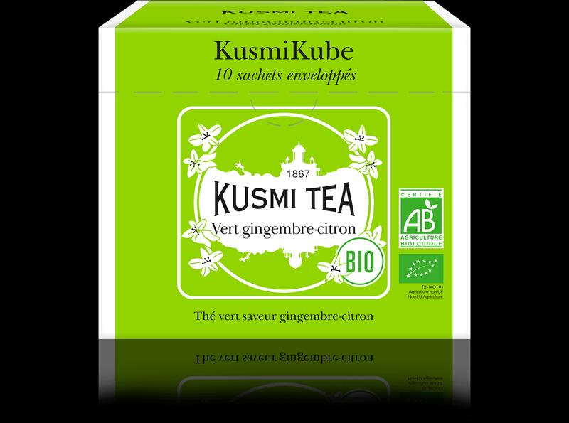 Sypaný zelený čaj Green Ginger Lemon Bio, kovová dóza 100 g