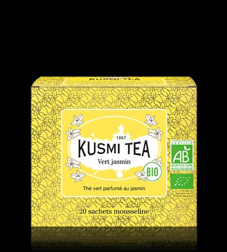 Porcovaný zelený čaj Green Jasmine Bio, 20 sáčků