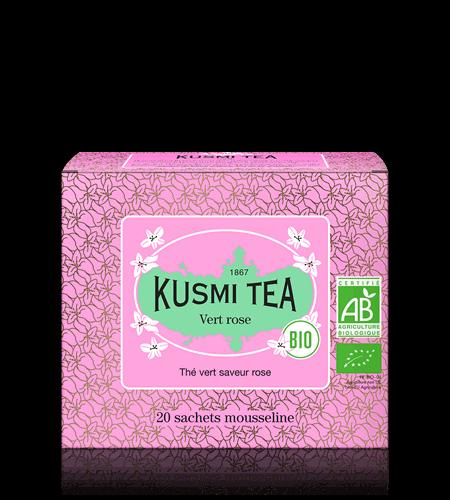 Porcovaný zelený čaj Green Rose Bio, 20 sáčků