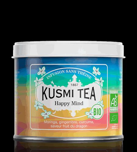 Sypaný bylinný čaj Happy Mind Bio, kovová dóza 100 g