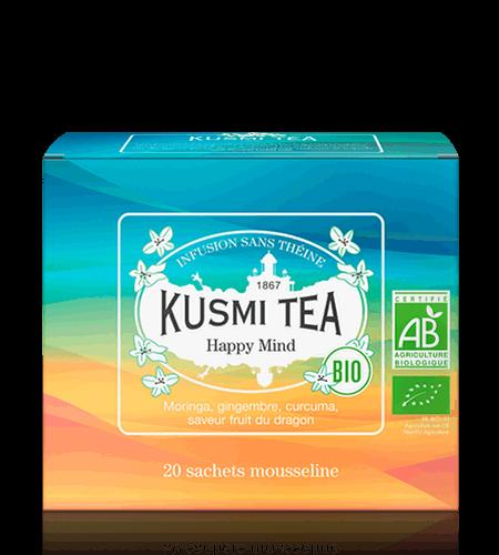 Sypaný bylinný čaj Happy Mind Bio, kovová dóza 100 g