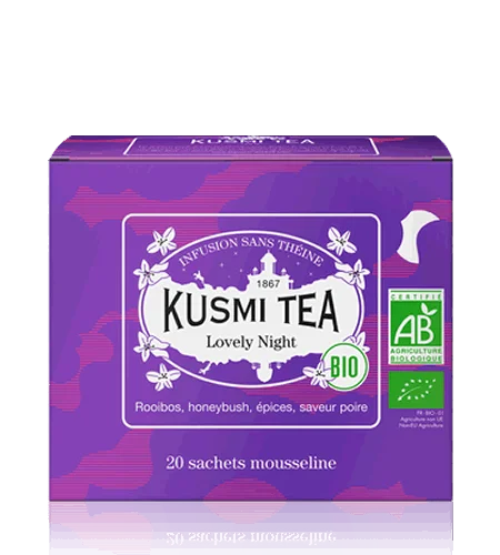 Porcovaný bylinný čaj Lovely Night Bio, 20 sáčků