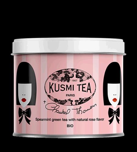 Sypaný zelený čaj Chantal Thomass Bio, kovová dóza 100 g