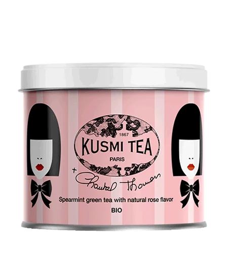 Sypaný zelený čaj Chantal Thomass Bio, kovová dóza 100 g