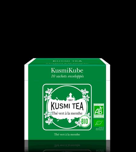 Sypaný zelený čaj Spearmint green tea Bio, kovová dóza 100 g