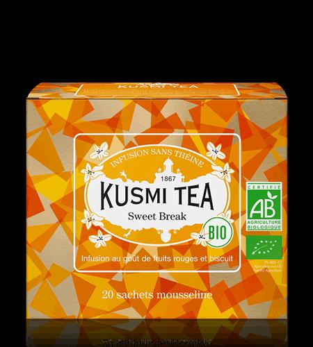 Porcovaný bylinný čaj Sweet Break Bio, 20 sáčků
