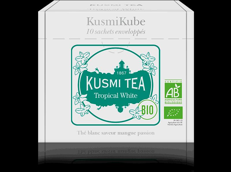 Sypaný bílý čaj Tropical White Bio, kovová dóza 90 g