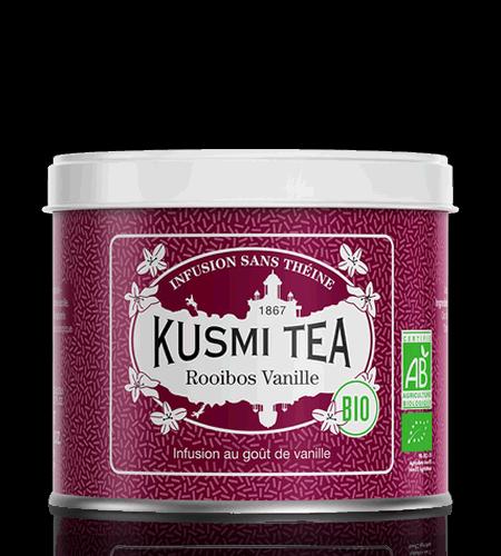 Sypaný bylinný čaj Vanilla Rooibos Bio, kovová dóza 100 g