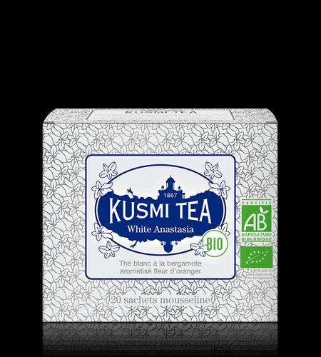 Porcovaný bílý čaj White Anastasia Bio, 20 sáčků