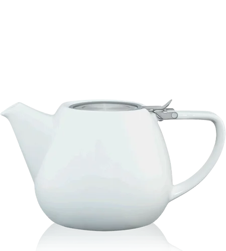 Keramická čajová konvice T.Totem s filtrem, 1,1 l, bílá