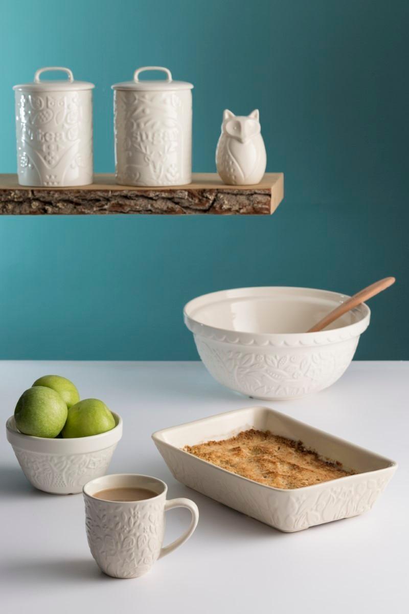 In the Forest oválná zapékací mísa, bílá, 1,5 l