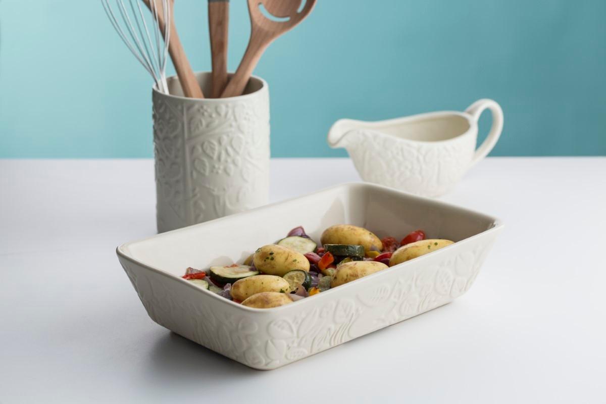 In the Forest oválná zapékací mísa, bílá, 1,5 l