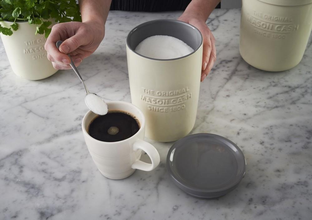 MASON CASH Innovative keramická dóza velká 12x19 cm bílá (EOL)