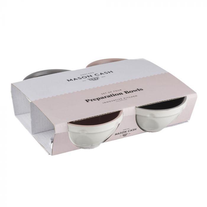 MASON CASH Innovative set 4ks miska 10x5 cm bílé