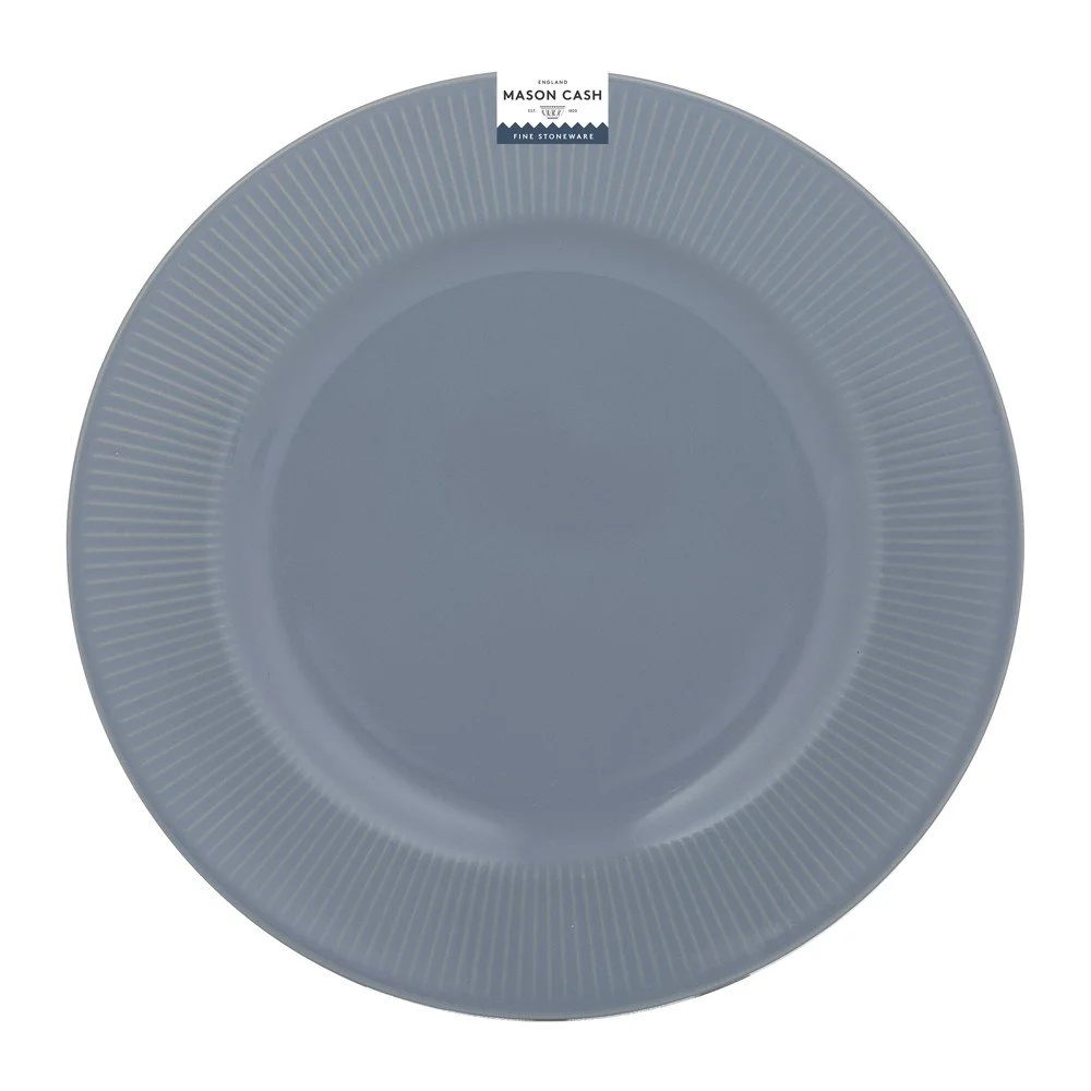 Jídelní talíř Linear Collection, modrý, Ø 27 cm  