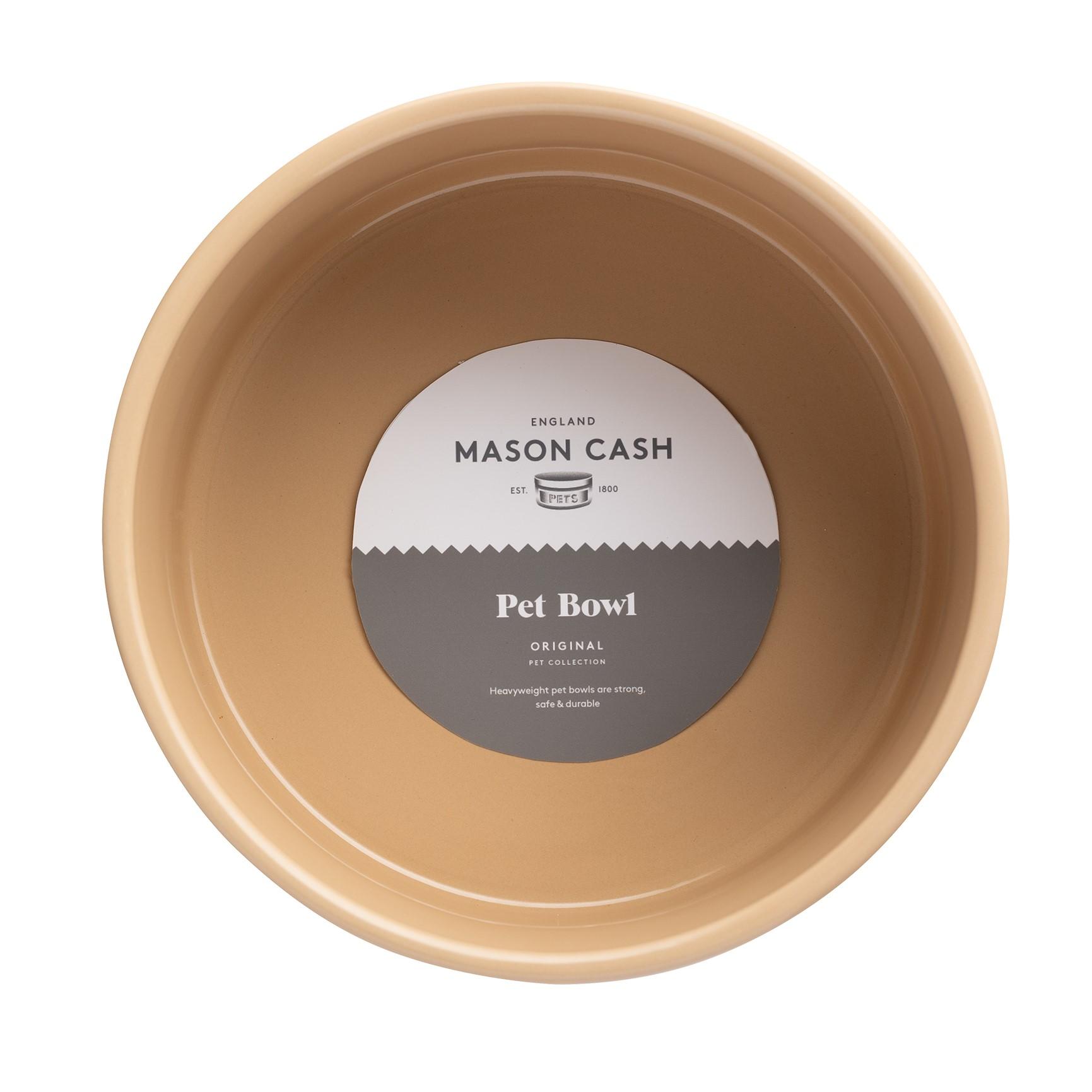 Miska na vodu pro psy Original, nápis Water, 2,4 l, béžová