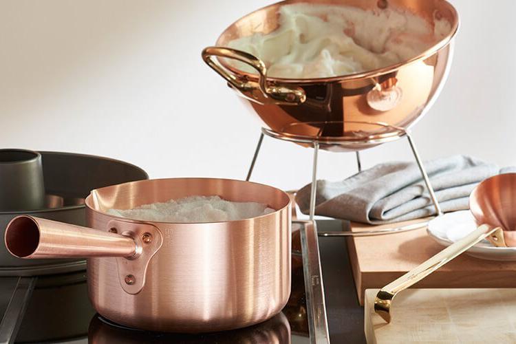 Měděná mísa na šlehání s bronzovými uchy, M’Passion, Ø 30 cm / 7,1 l