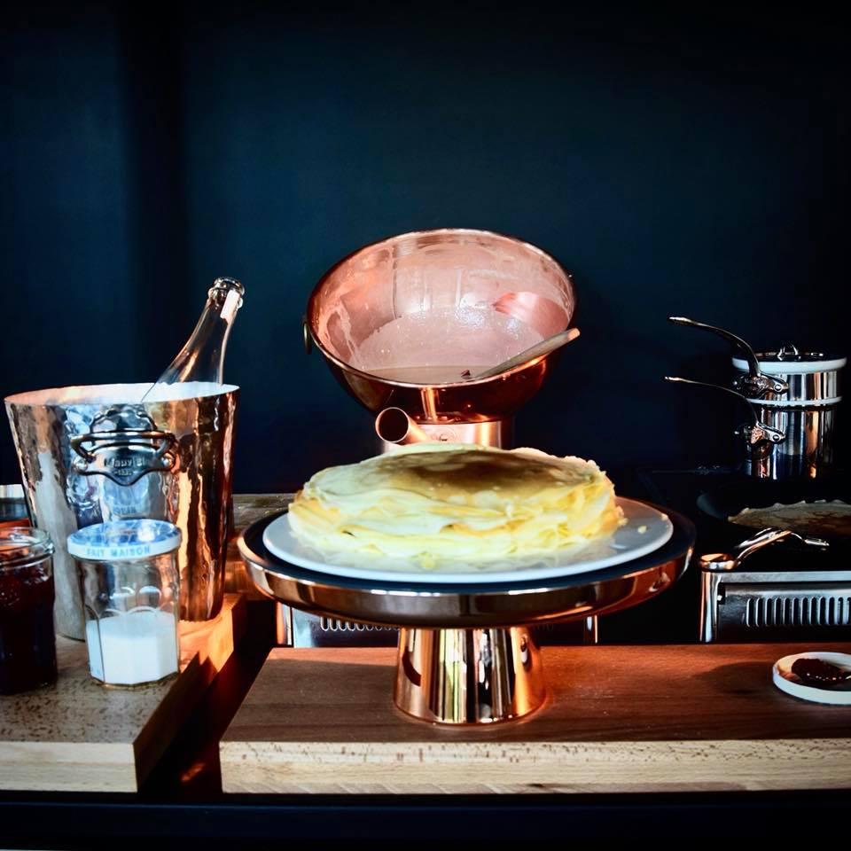 Měděná mísa na šlehání s bronzovými uchy, M’Passion, Ø 30 cm / 7,1 l