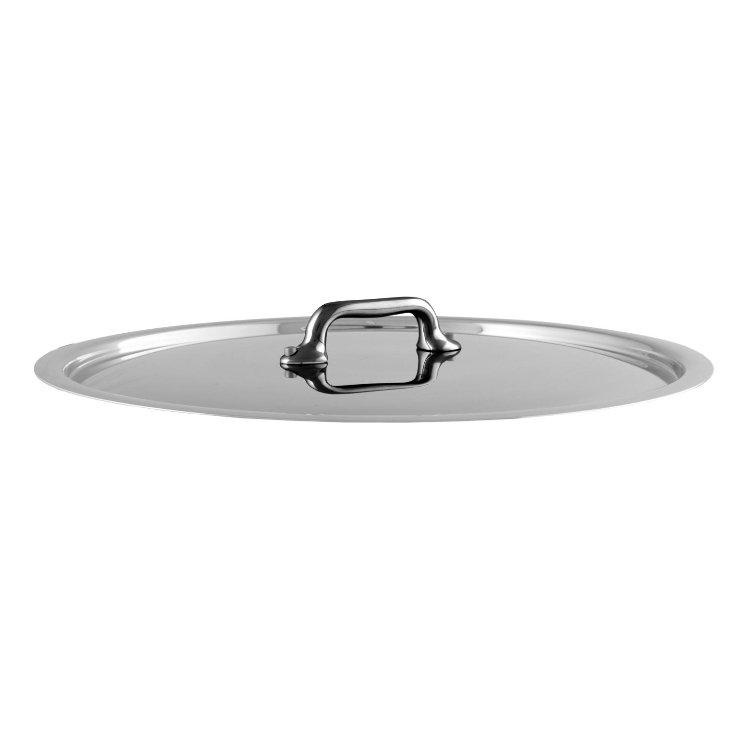 Nerezová poklice s černým úchytem M'Urban 3 Onyx, Ø 18 cm